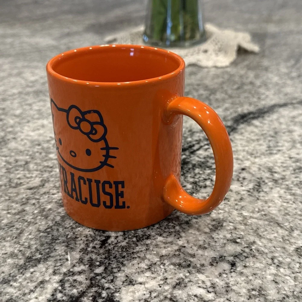 Hello Kitty Syracuse University Orange Mug 2013 Sanrio Rare‎